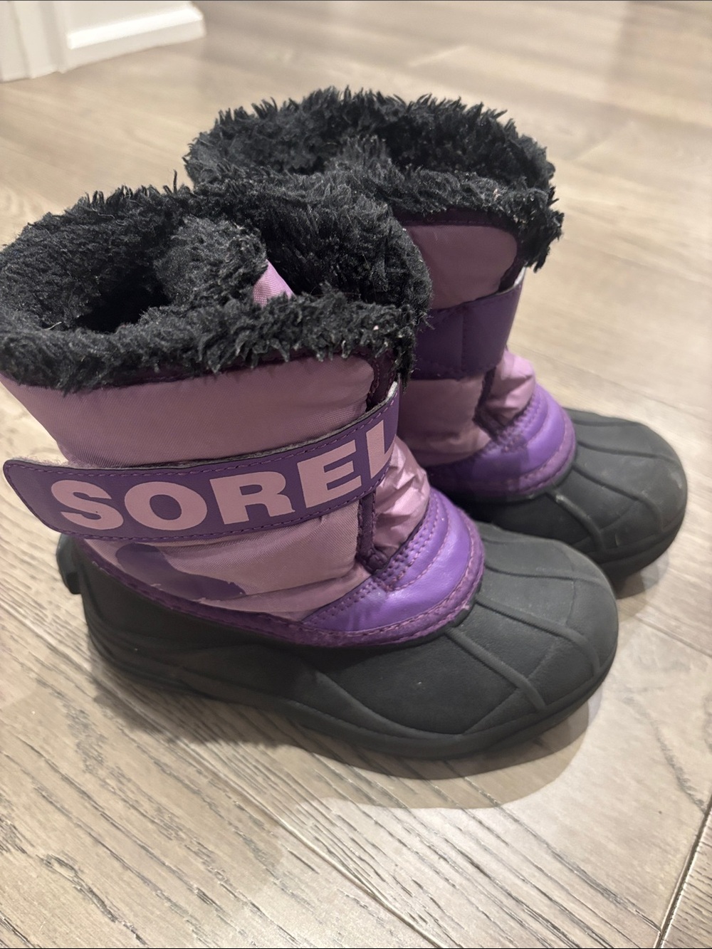 Kids Purple Winter Boots size 12 kids